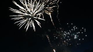今回もここで花火を楽しみました
