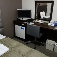 新築のコンフォートホテルらしいいつもの設備、配置