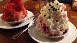 ケーキみたいなカキ氷