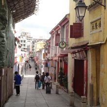 お店のあった福隆新街の風景