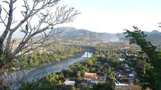 プーシーの丘からの眺望がすばらしい