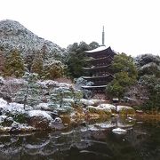 冬の瑠璃光寺