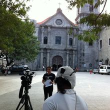 テレビ撮影班と遭遇!!　旅の途中には、結構よくある