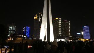 外灘の中心から北へ