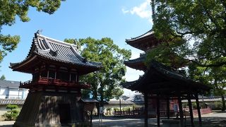 聖徳太子ゆかりの寺です。