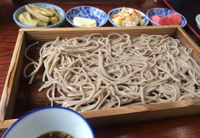 寒い雪の日に食べた美味しいお蕎麦