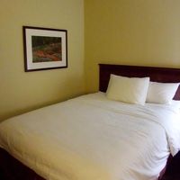 ベッドは大きめ