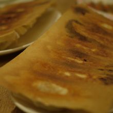 焼き餃子。他の人が頼んでてあまりにも美味しそうやったので。