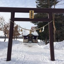 神社入り口の鳥居