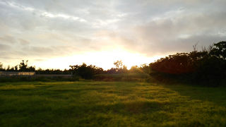 夕焼けが綺麗！