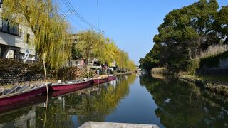 のんびり堀めぐりがお薦めです