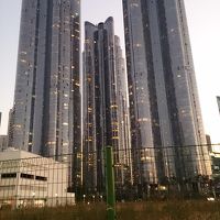 海雲台の高層ビル群はソウル市内よりも上