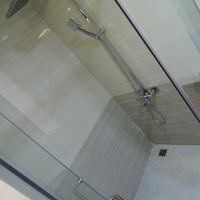 バスタブはありませんがお湯も十分