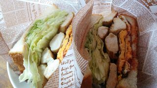 サンドイッチでモーニング