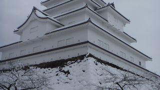 雪景色が綺麗でした