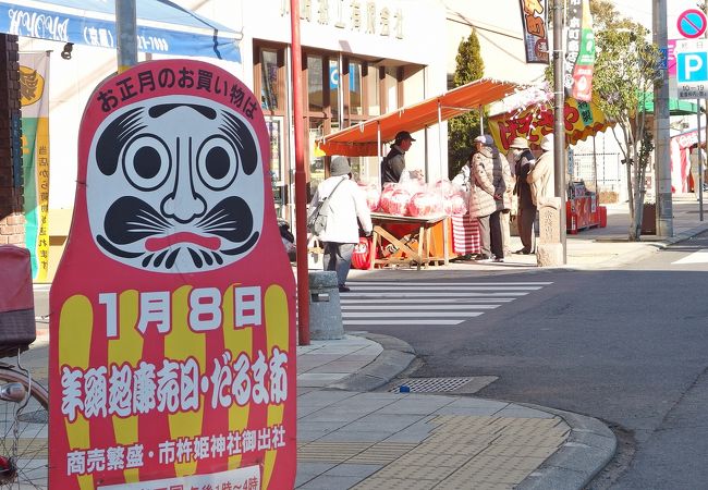 水戸のだるま市と初市