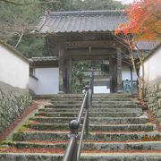 豊臣秀吉のゆかりの寺です。