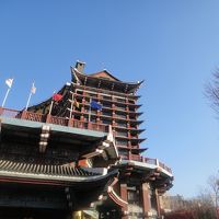 特徴的な外観です。１４０３号室は右端の上から２番目です。