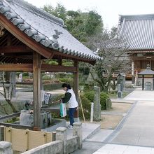 正面が本堂です。