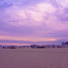 夕方になってチルアウトした感じの雰囲気も居心地いい