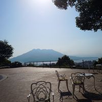 桜島が見えます