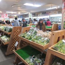 店内野菜売り場