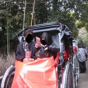 嵯峨野の野宮神社～渡月橋間を利用