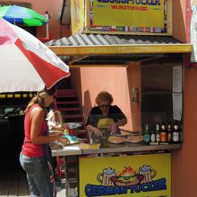 道路に面したテイクアウト