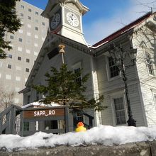 雪で雰囲気アップ