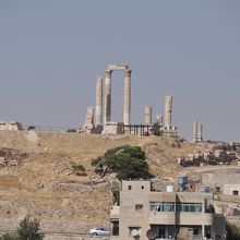 ジャバルアンマンからみたアンマン城