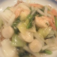 海鮮焼きそば￥９００　私好みの味。