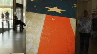 独立戦争時の星条旗が見所