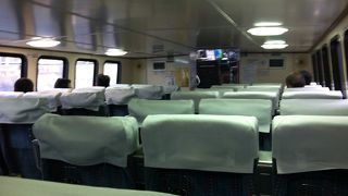 長時間のフェリーは注意