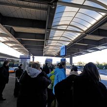 第一のバス乗り場