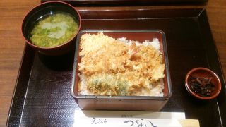 天重のかき揚げがおいしかったです