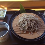 温泉地でお蕎麦