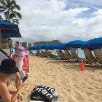 ホテル前のビーチ