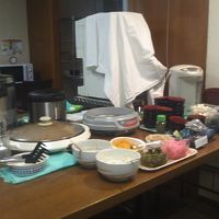 元の朝食会場は工事中で、別会場での提供となっていました