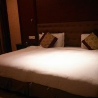 大きなダブルベッドでした。