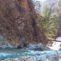 川沿いの露天風呂