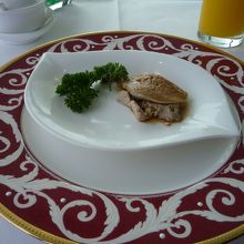 フォアグラの前菜