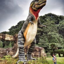 カブトガニ博物館併設の恐竜公園 