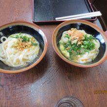 ぶっかけうどんです