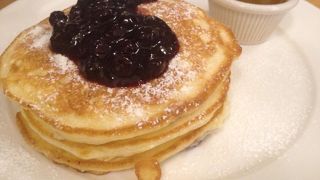 メープルバターが美味しい。