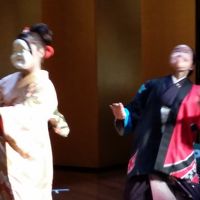 1/1限定のロビーイベント「おかめとひょっとこの踊り」