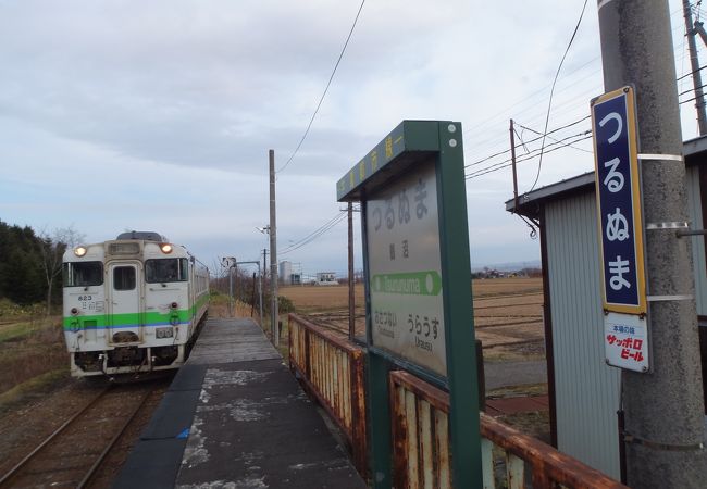 石狩平野の片隅にある秘境駅