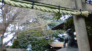 富士見坂近くの静かな神社