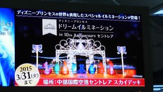 ディズニープリンセスのイルミネーション