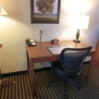 ワークデスク。WiFiの接続も上々。