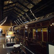 蒸気機関車が実際に使われていた時代の様子の展示も